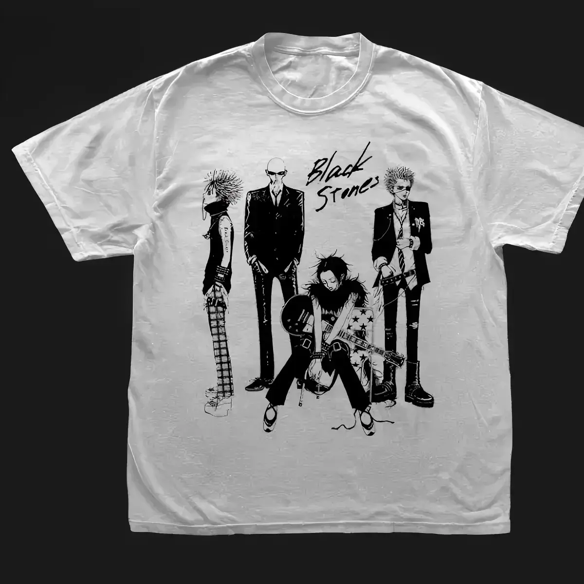 Nana BLA.CK STO.NES band tee, .anime, manga, tshirt