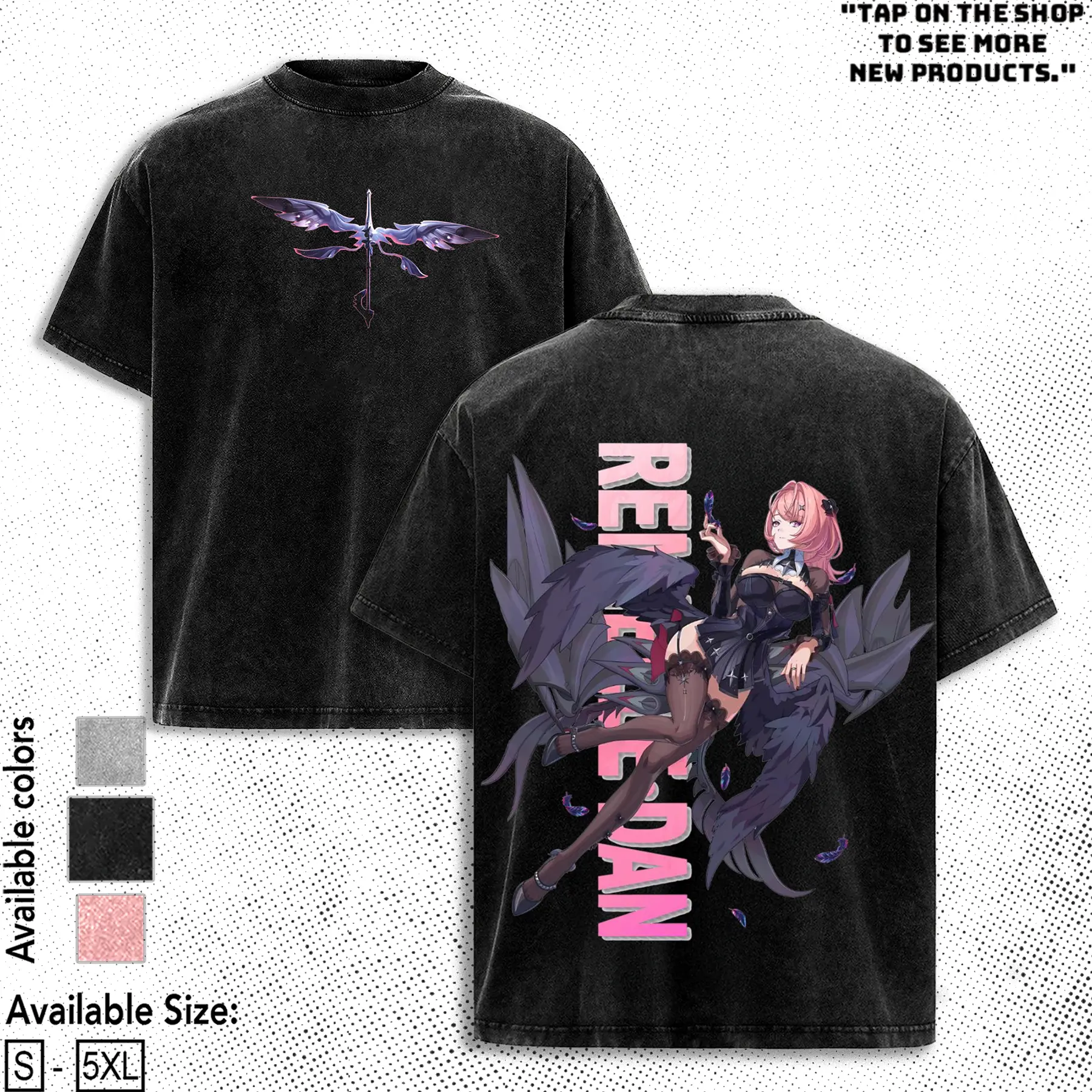 Remielle Dan Zenless Zone Zer0  Character Game Shirt, ZZZ Game Oversized Cotton Casual Top for Men, Menswear Crewneck Tshirt