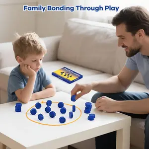 Magnetic Effect Chess Leisure Game, Interactive Tabletop Logic Thinking Toy, Magnetic Attraction Family Board Game for Kids, Magnetic Chess Set, Tabletop Games, Family Fun Game