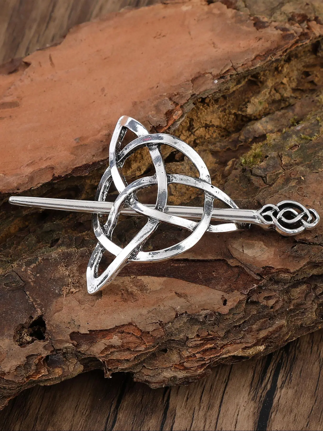 Viking Vintage Odin Celtic Knot Hairpin for Women, Geometric Pattern, All Seasons, Casual Style, Party Accessory, Valentine's Day, Mother's Day, Birthday Gift, Hair Clip, Clips for Hair