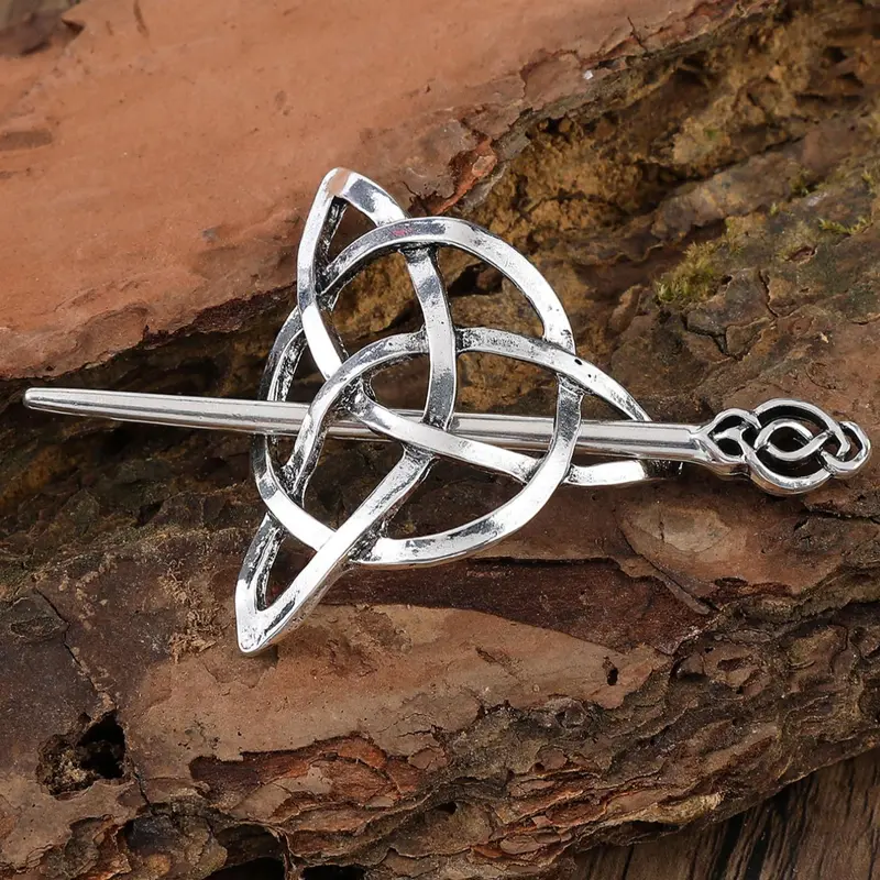 Viking Vintage Odin Celtic Knot Hairpin for Women, Geometric Pattern, All Seasons, Casual Style, Party Accessory, Valentine's Day, Mother's Day, Birthday Gift, Hair Clip, Clips for Hair