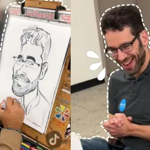 Fine line Caricature Face Orig.