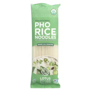 Lotus Foods Traditional Pho Rice Noodles, 8 oz (227 g)