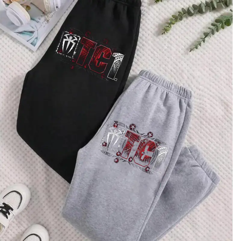 Roman Reigns OTC 1 Sweatpants, Mens WWE Black Pants, Wrestling Fan Gift, Tribal Chief Sweatpants, Fight Top