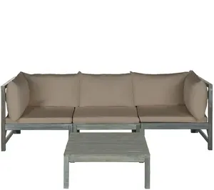 Safavieh Lynwood Modular Outdoor Sectional withCoffee Table