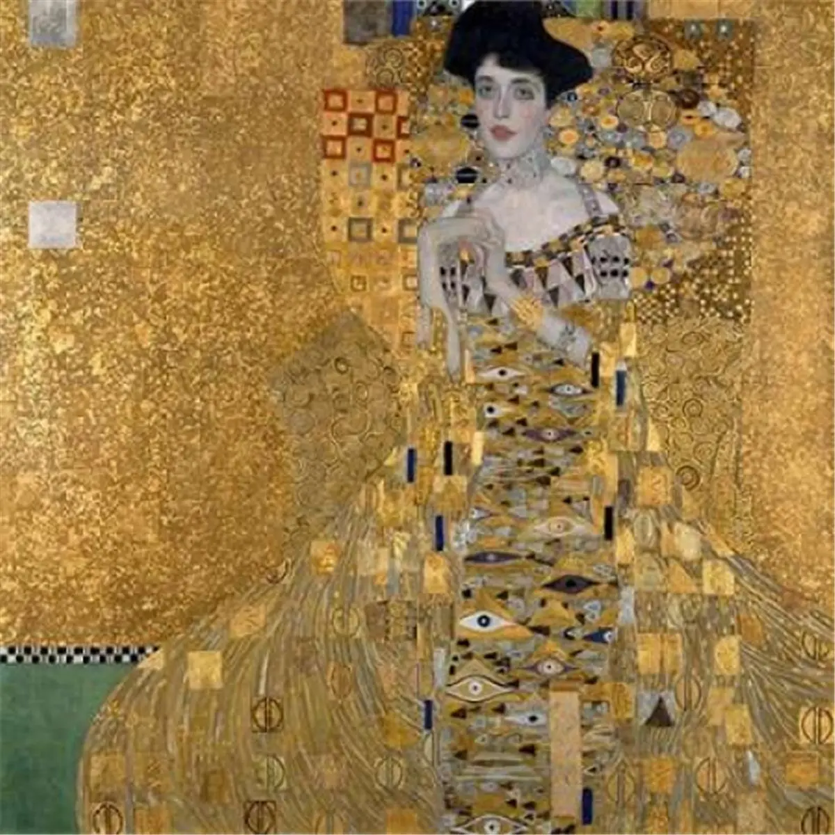 Portrait of Adele Bloch-Bauer Poster Print by Gustav Klimt, 24 x 24 - Large