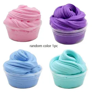 Fluffy Butter Cotton Clay DIY Rainbow Slime Sticker Mud Ultra-Light Clay, Perfect Party Gift, Fun Craft Material for Kids and Adults
