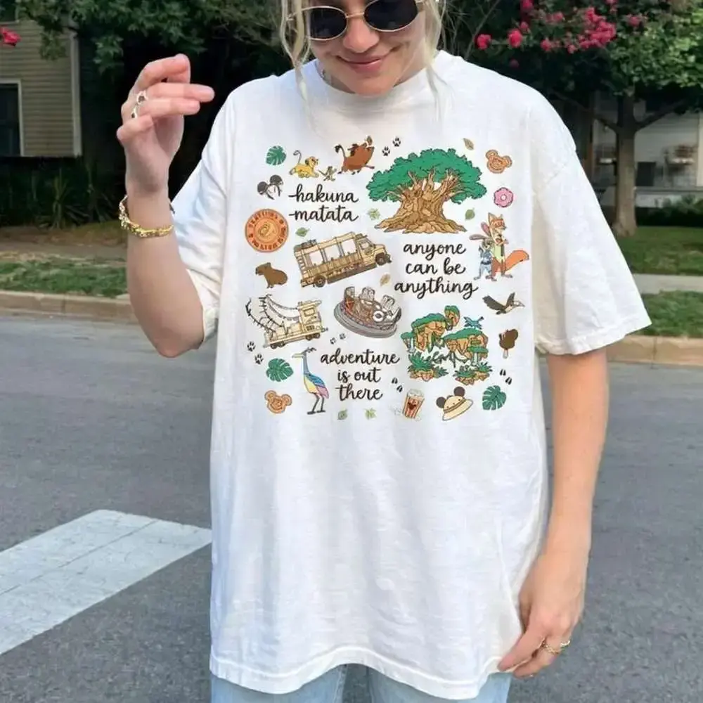 Safari Mode Timon & Pumbaa Animal Kingdom T-Shirt, Magic Kingdom Cute Animal Friends Graphic T-Shirt, Jackets, Cardigans
