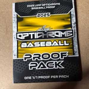 Leaf Press Proof Baseball Pack 1/1 Guaranteed