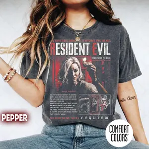 [ Sale Up To 45%]Vintage Resident Evil Requiem Shirt,  Grace Ashcroft  T-Shirt, Gamer Gift Idea