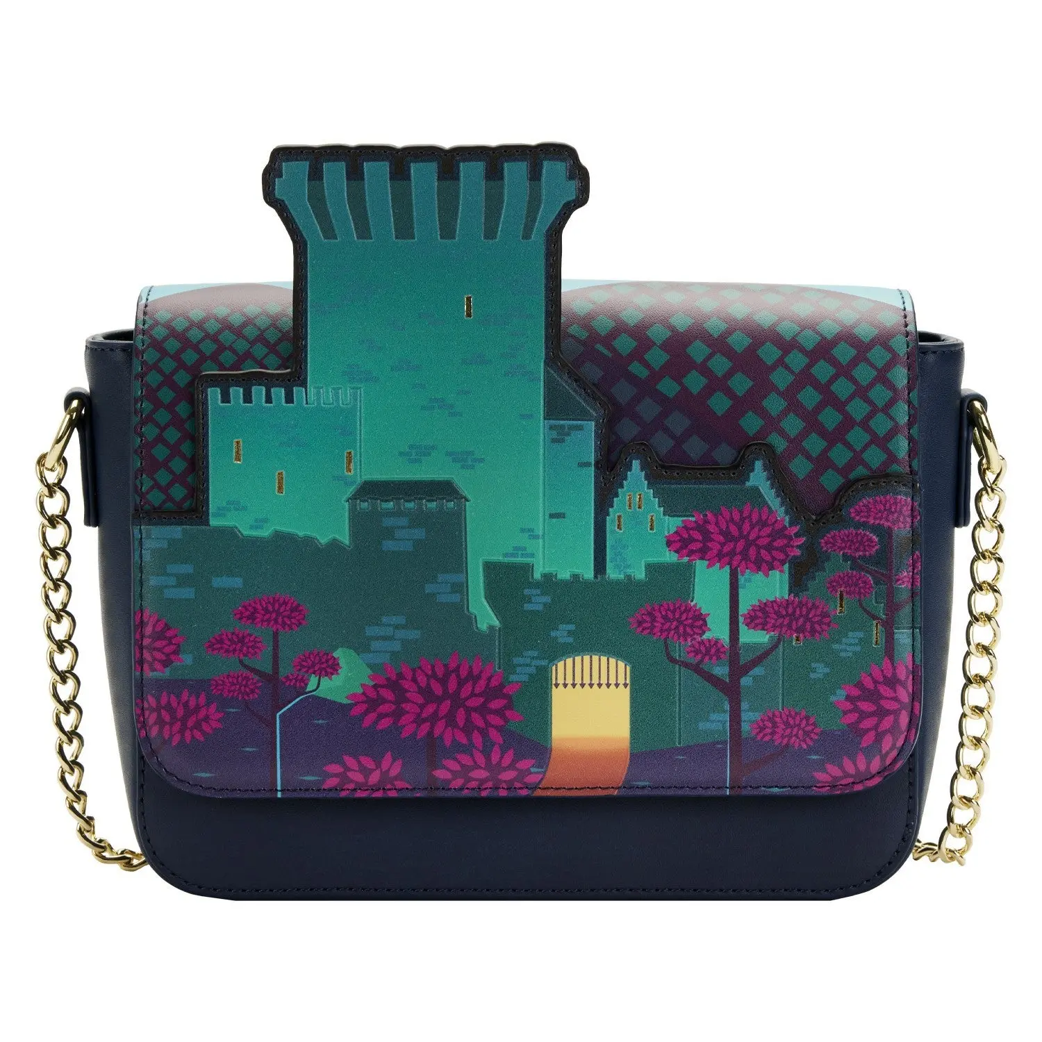 Loungefly Brave Princess Castle Series Crossbody Loungefly Brave Princess Castle Series Crossbody