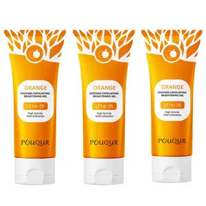 Sunoru Orange Scented Exfoliator Clear Gel LF16-35 - Gentle Exfoliation for Face & Body, Deep Cleansing, Nourishing & Moisturizing, Suitable for All Skin Types Exfoliant Exfoliating Gel