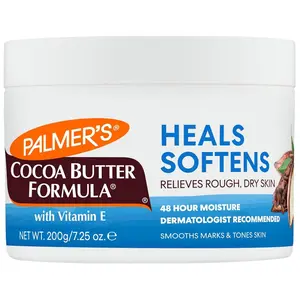 Palmer's Cocoa Butter Formula Daily Skin Therapy Solid Lotion with Vitamin E 7.25 Ounces Hydrating Body Moisturizer for Extremely Dry Skin Softens Soothes Moisturizing Shea Coconut Eczema Olive Soap Moisture Cosmetic