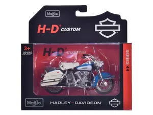 1966 FLH Electra Glide (Harley-Davidson Series 44 HD Custom) 1:18 Scale Model - Maisto 31360-44