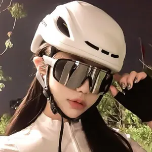 1pc Outdoor Cycling Glasses, Snow Glasses, UV Protection, Goggles, Large Frame, Fishing Glasses