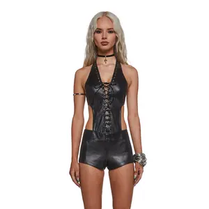 Rockstar Gf Leather Romper
