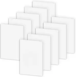 White Foam Boards 8" x 10"- 10 Pack -Double Sided Foam Core Board Signboard for Presentations School Office Rigid Polystyrene Styrofoam Foam Sheet,Foam Board for Crafts - 3/16" Thick (5mm), 8X10 Size