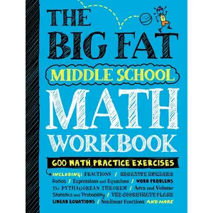 The Big  Middle School Math Workbook: 600 Math Practice Exercises (Big  Notebooks) - Paperback