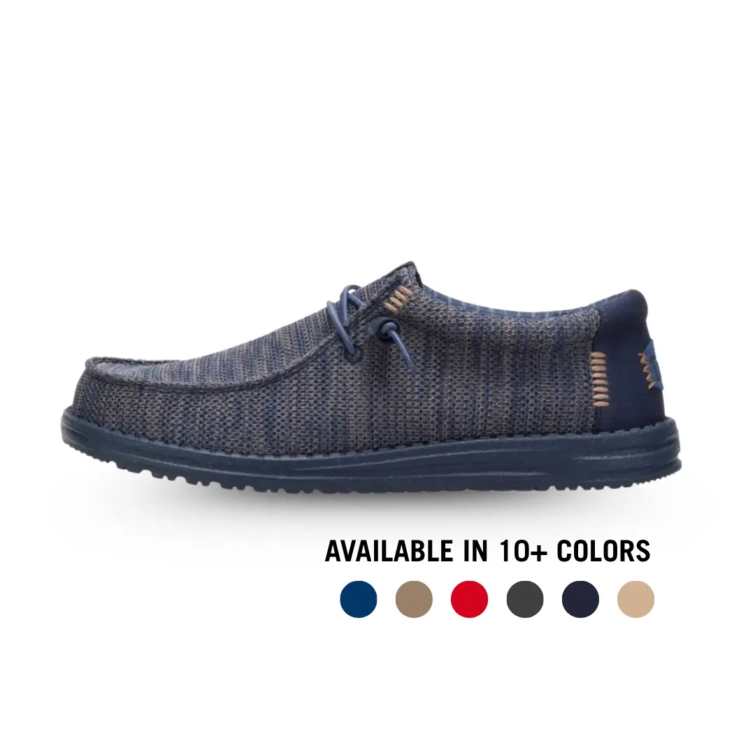 HEYDUDE Wally Stretch Sox - Mens Comfortable Slip on Shoes