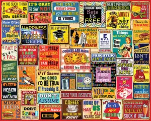 Things I Have Learned (2062pz) - 1000 Piece Jigsaw Puzzle