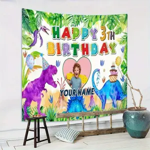2D Flat - Custom-Made Personalized Birthday Tapestry Featuring Your Own Photos, Text, And Logos, Perfect for Weddings, Birthdays, Christmas, Father'S Day, And Mother'S Day Gifts, Utilizing 2D Flat Printing
