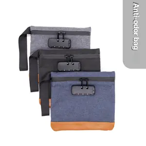 Handbag with lock, compact storage bag, it can be used to store personal items such as jewelry, tickets, and medicines. Smell-Resistant. Suitable for home storage and outdoor travel Organiser