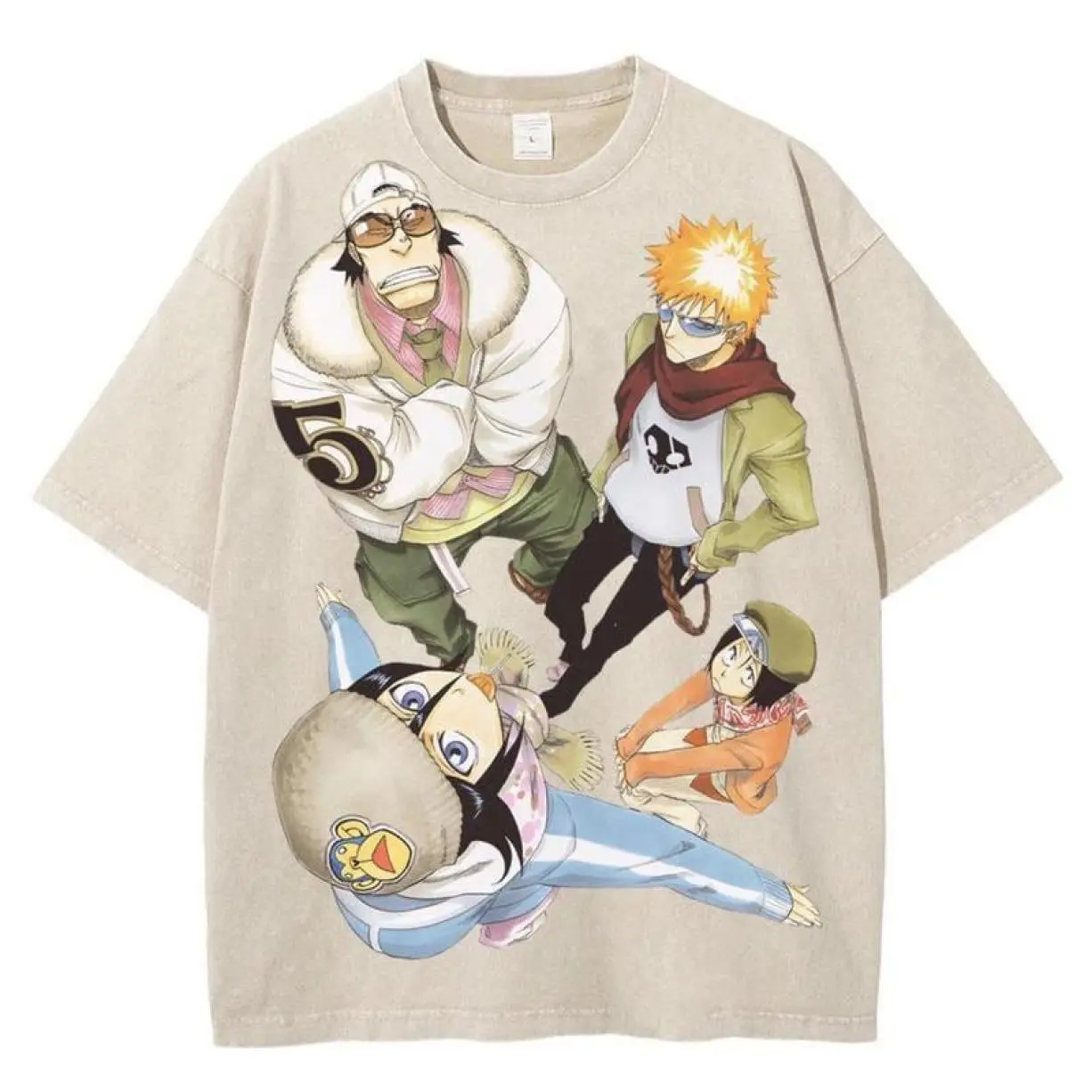 Vintage Bleach Anime T-Shirt – Ichigo, Rukia, Manga Fan Gift, Looks Good, Feels Better, Clean Look, Goes with Anything