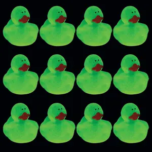 2" x 2" Glow-in-the-Dark Vinyl Rubber Ducks - 12 Pc. 2" x 2" Glow-in-the-Dark Vinyl Rubber Ducks - 12 Pc.