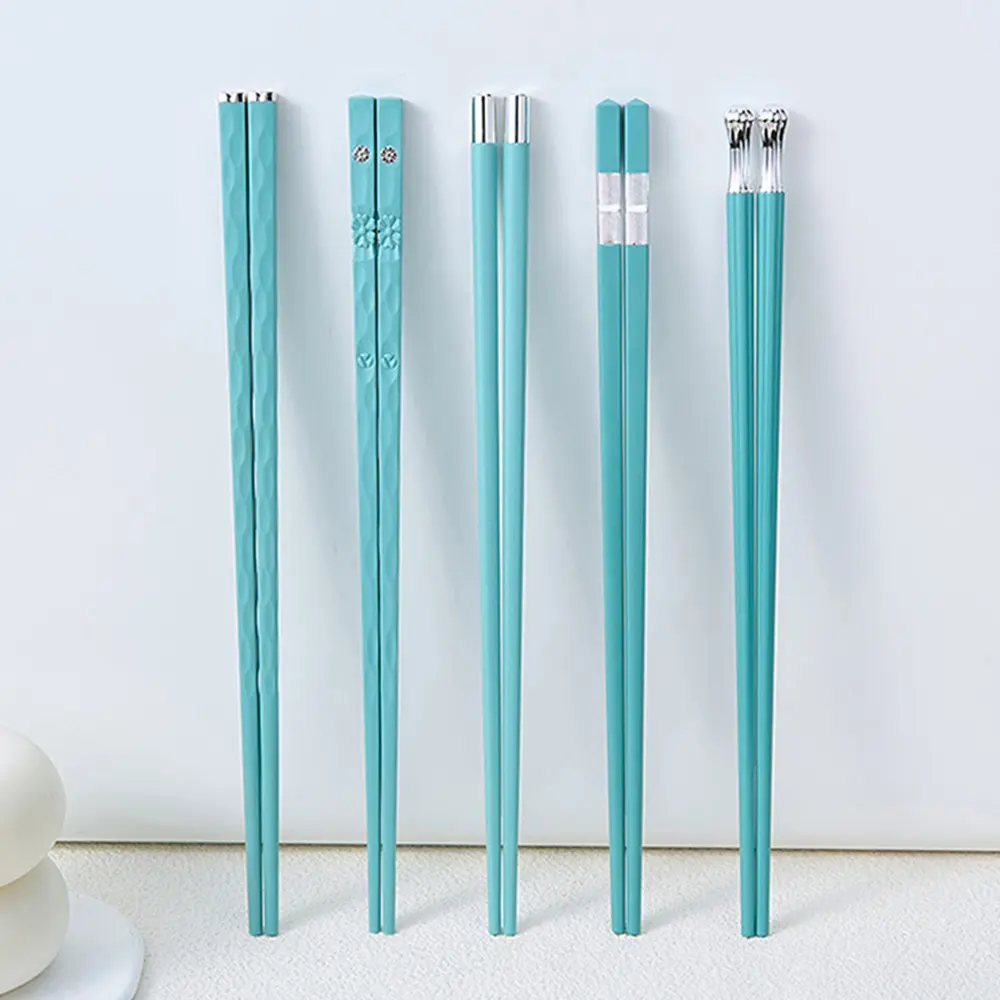 5 Pairs High-Quality Japanese Non-Slip Chopsticks, Korean Hotel Restaurant Portable Healthy Food Chopsticks, Sushi Home Kitchen Use, Lightweight, Chopsticks Reusable