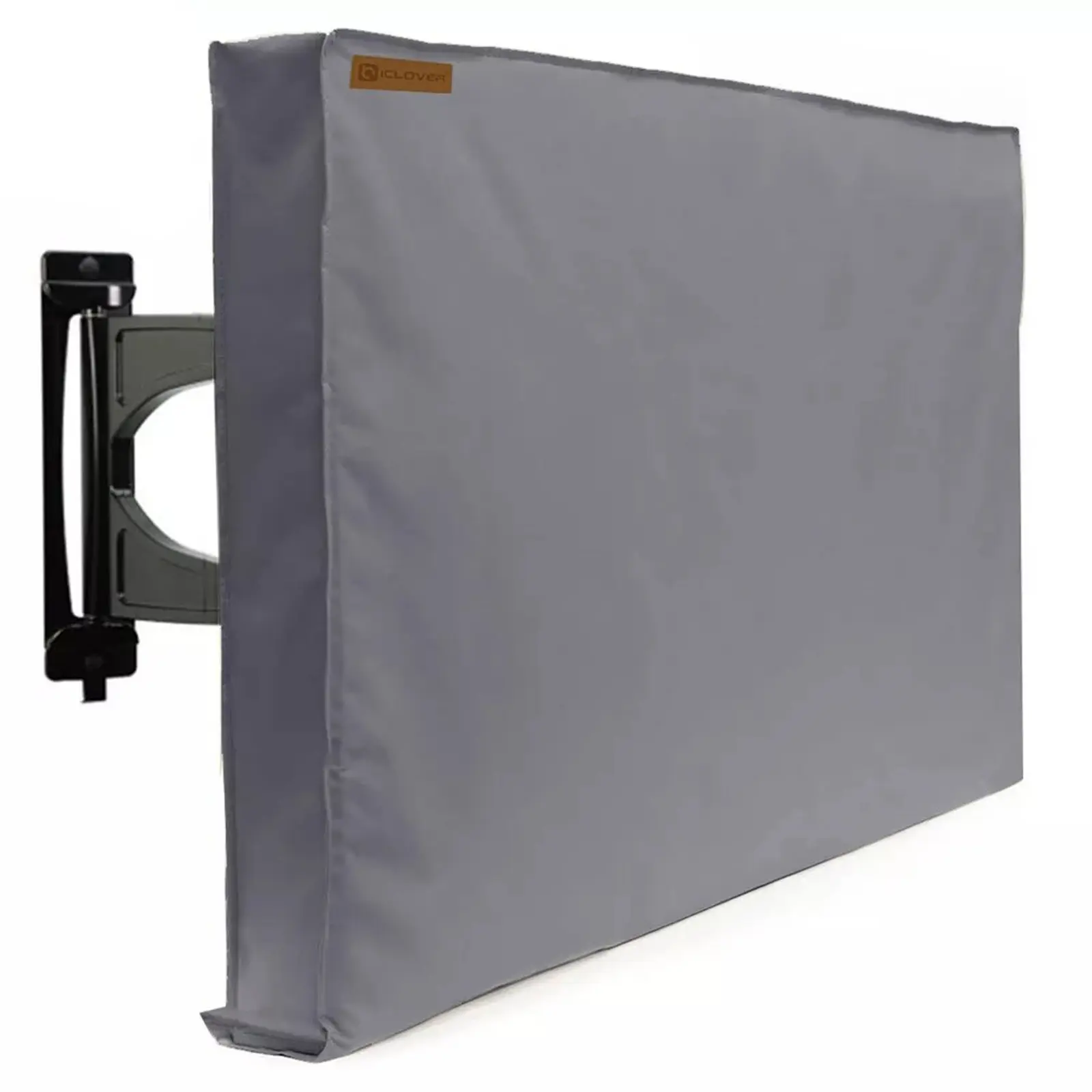 HOMEYA Outdoor TV Cover 30-65inch, 600D Heavy Duty 4 Season Weatherproof TV Protector with Waterproof Zipper & Bottom Cover & Remote Control Pocket, Television Cover for Outside Flat Screen TV