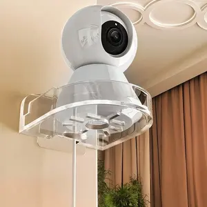 2pcs Camera base wall mounted storage rack monitoring bracket monitoring support universal bracket no need to drill holes wall mounted Wall Cctv