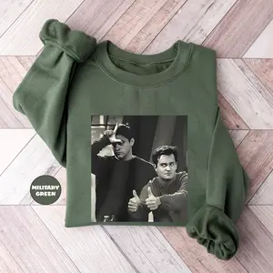 Chandler Bing Sweatshirt – Funny Friends TV Show Graphic, Cozy Crewneck for Sitcom Fans | Made in USA