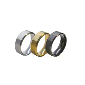 Premium Stainless Steel Rings for Men - Gold, Silver, and Black Finish