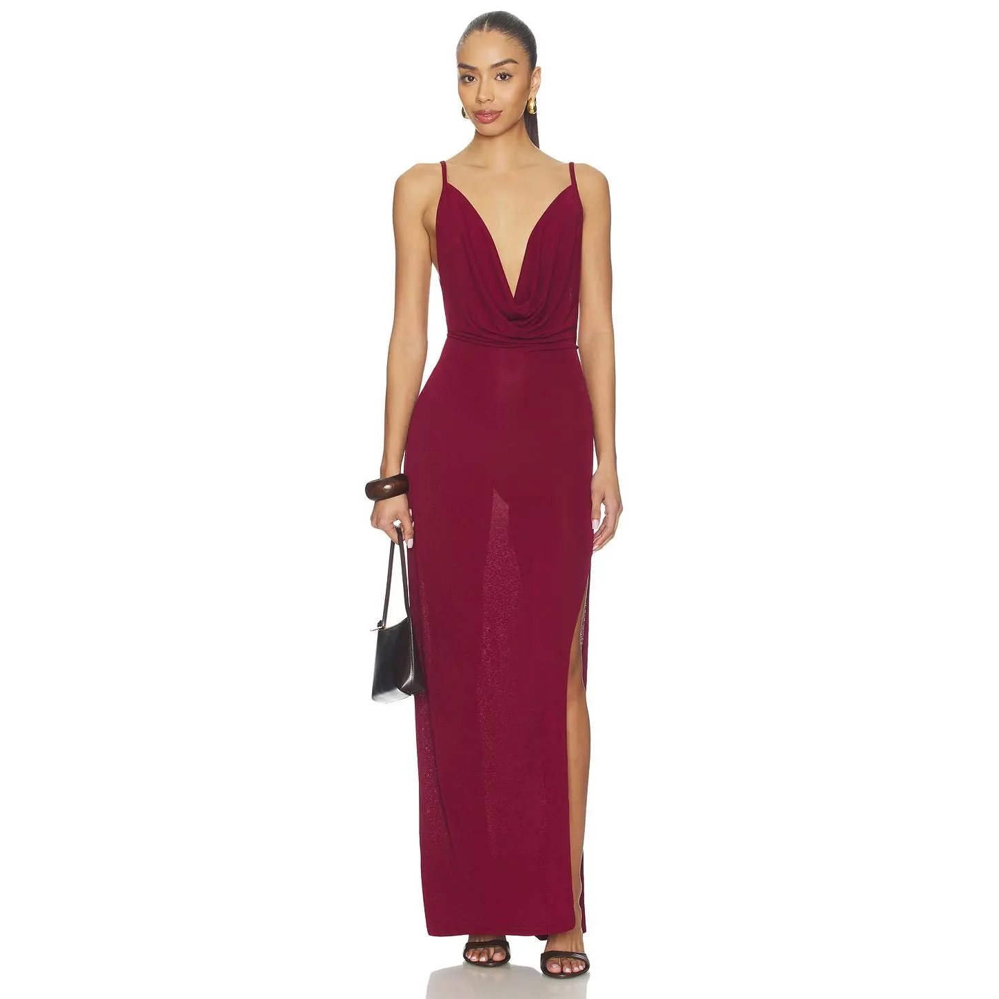 celena maxi dress burgundy burnout petite Celena Maxi Dress | Burgundy Burnout | Womens