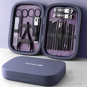 18-Piece Nail Clipper Set, Professional Grade Stainless Steel Nippers & Clippers, Durable Design for Men Women Daily Use