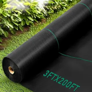 Weed Barrier Fabric 3Ft x 200Ft, Garden Weed Barrier Fabric, Weed Barrier Landscape Fabric, Garden Fabric Weed Barrier Weed Cloth for Garden Fabric, Landscaping Fabric, Driveway Fabric