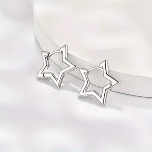 Hypoallergenic High-Quality Stainless Steel Golden Star Earrings Fade-Resistant Comfortable Versatile Simple Elegant for DailyWear or Party Fashion Women's Jewelry Accessories Delicate Gift hypoallergenic surgical steel earring