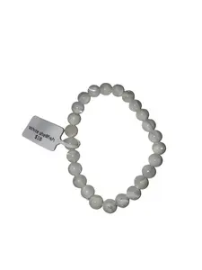 White Shellfish Bracelet (Sphere Beads)