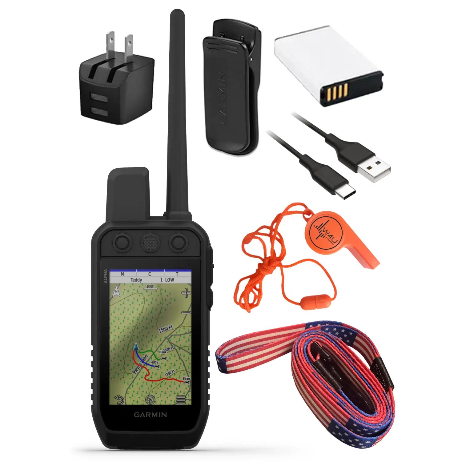 Garmin Alpha 300-Alpha 300i Button-Operated Advanced Dog Tracking & Training Handheld GPS Device with Navigation, Backward Compatibility & Barometric Altimeter
