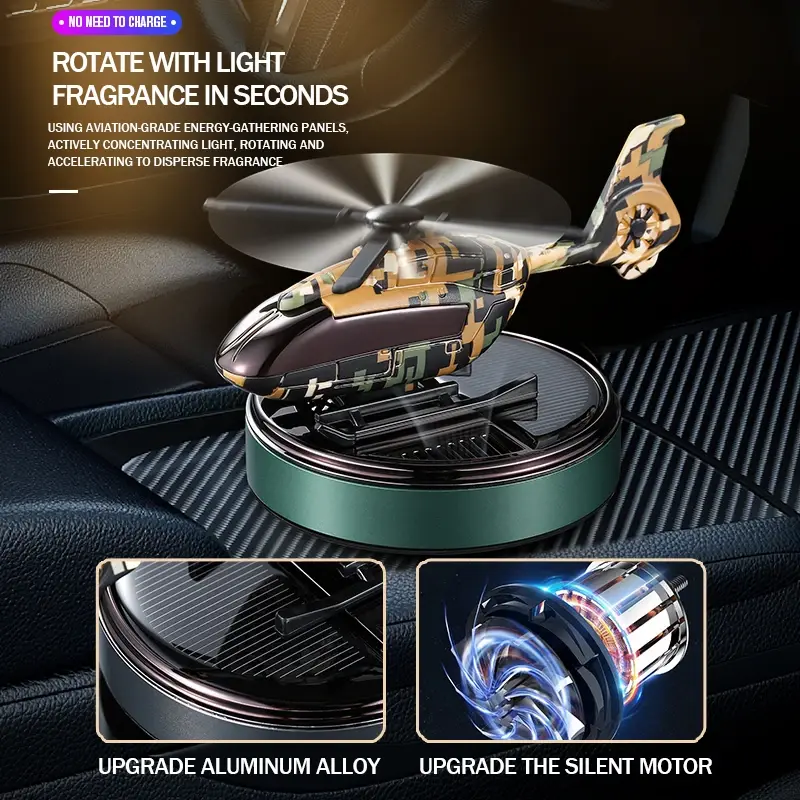car freshener scent dragon Car Solar Powered Rotation Helicopter Airplane Air Freshener Solar Helicopter Interior Perfume Trim Diffuser Rotary Aromatherapy Chauffeur Scented Oil pink  freshies vacuum suction cup  holders hello  kitty  home  goods  car fit