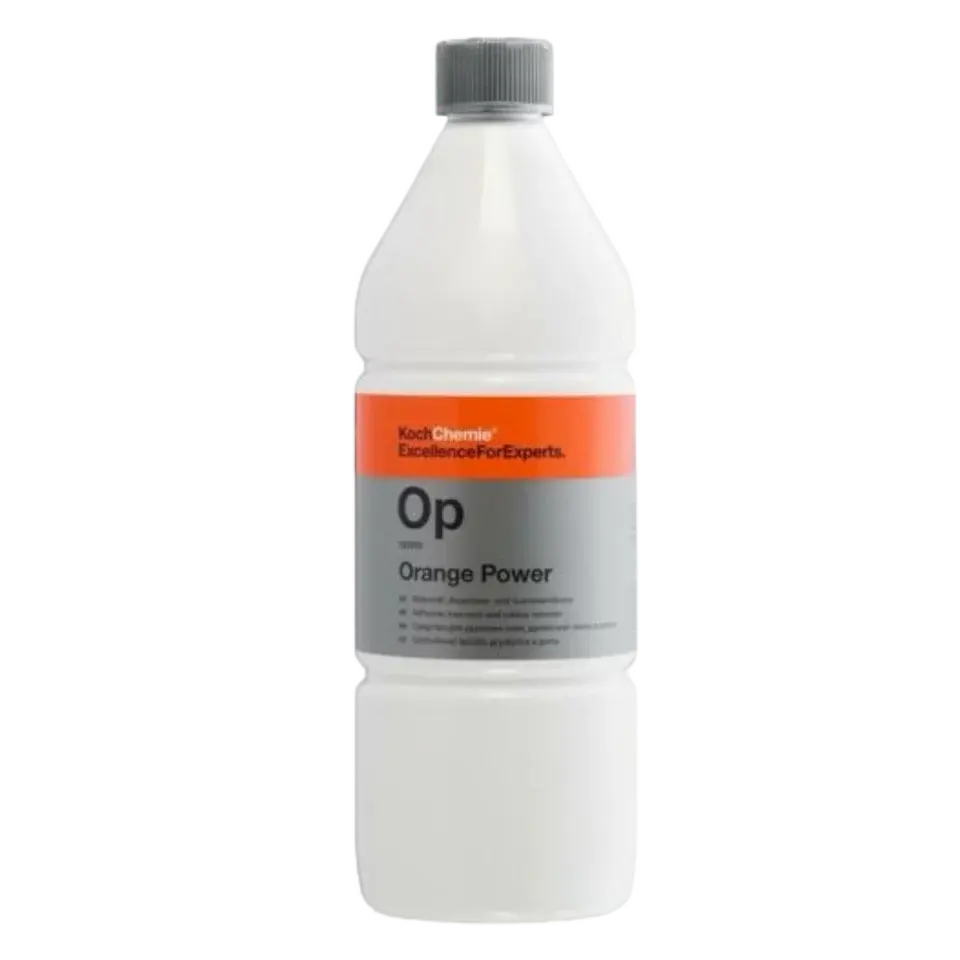 Koch-Chemie Orange Power 1L – Citrus-Based Adhesive & Tar Remover, Powerful Solvent Cleaner, Safe on Paint & Plastics, Ideal for Sticker Residue Car Cleaning Agent