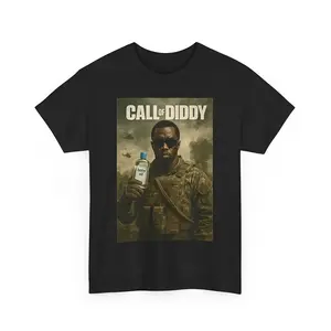 Call of Diddy - Funny Diddy Baby Oil Meme Shirt, 90s Graphic Tee Streetwear Womenswear Shortsleeve