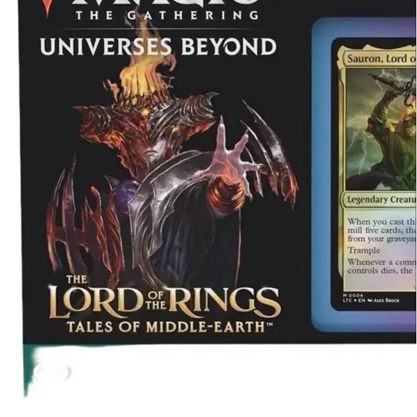 mtg mordor commander deck Magic: The Gathering The Lord of The Rings: Tales of Middle-Earth Commander  Deck 4 + Collector Booster Sample Pack : Toys & Games main image 0