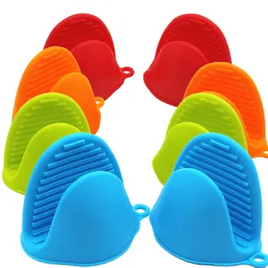 4 Pair Silicone Cooking Pinch Grips Oven Mitts Potholder for Kitchen Cooking & Baking