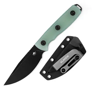 KLAKEN Z069 Apex, 14C28N Blade With G10 Handle EDC Outdoors Fixed Blade Knife