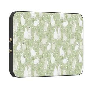 Casely MacBook Laptop Sleeve Case | Hop to it | Green Bunny