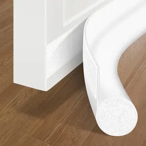Huge Door Draft Stoppers for Bottom of Door 36 Inch Under Door Gap Filler Bottom Door Seal Strip White Door Sweeps Insulation for Exterior/Interior Doors Reduce Noise, Air, Smell Crack Blocker