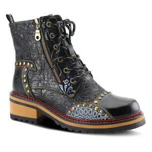 L'Artiste by Spring Step Lace Up Leather Booties - Rugup L'Artiste by Spring Step Lace Up Leather Booties - Rugup