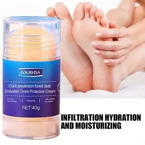 Feet Cracking Prevention Stick,Anti-Cracking Foot & Hand Cream Moisturizer for Dry Cracked Heel Feet, Knee, Elbow, Foot Balm Stick for Callus Remover & Dead Skin Softener (Buy 1 Get 1)
