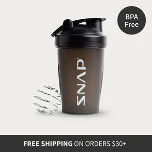 Portable Snap Shaker (14oz) - BPA-Free and Reusable Portable Snap Shaker (14oz) - BPA-Free and Reusable